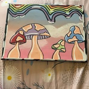 Hand Painted 🍄Mushroom🍄 Painting